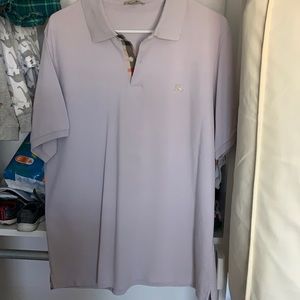 Men’s Burberry Brit polo shirt sleeve size large